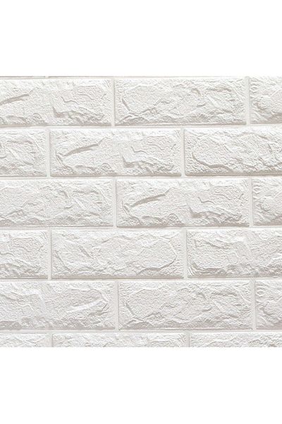 Renkli Duvarlar Panou de cărămidă 3d Grosime 70x77 4 bucăți Adeziv Panou decorativ flexibil pentru acoperirea peretelui