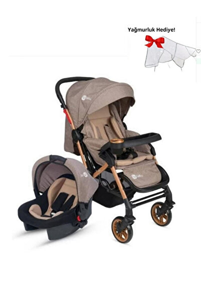 4 Baby Çift Yönlü Active Travel Bebek Arabası Yağmurluk