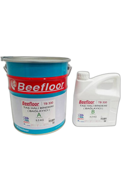 Beefloor Taş Halı Bağlayıcı 2K (Binder) Şeffaf (13.5 Kg)