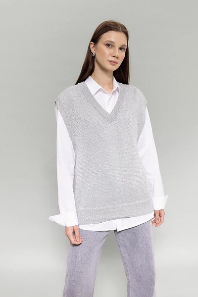 DeFacto Regular Fit V-Neck Sweater B5611Ax23Wn