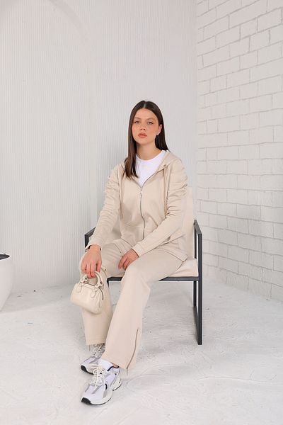 Melike Tatar STONE Zippered Shoulder Detailed Suit 3-3099