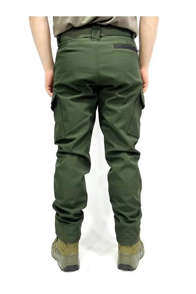 KORDAK Ανδρικό αδιάβροχο μαύρο παντελόνι Softshell Tactical Outdoor με Fleece