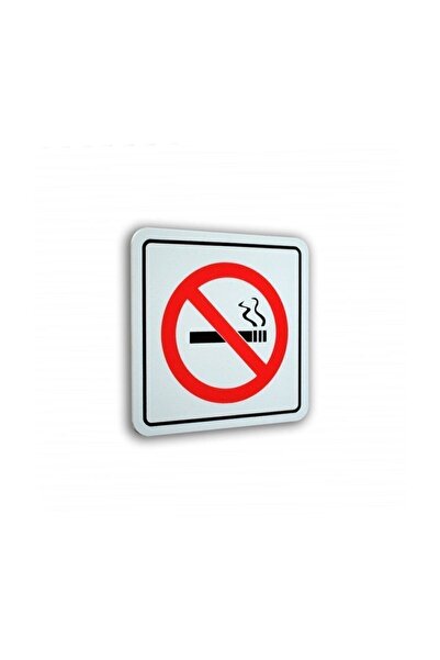 Pass Pano Pano Pvc Sembol Sigara Içilmez Uyarı Levhası 12x12 Cm
