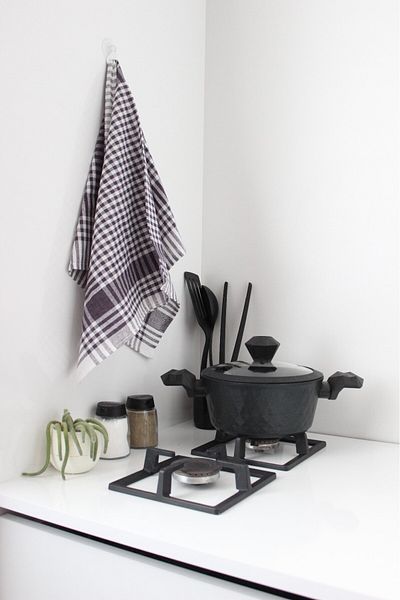 GOLDRİSE Pöti Checkered Drying Cloth Kitchen Dish Drying Cloth Serving Napkin Feeding Cover (1 PC)
