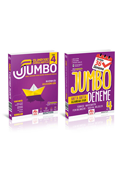 Model Yayınları 4. Sınıf Olimpiyat Sorularıyla Jumbo Soru Bankası + Tüm Dersl...