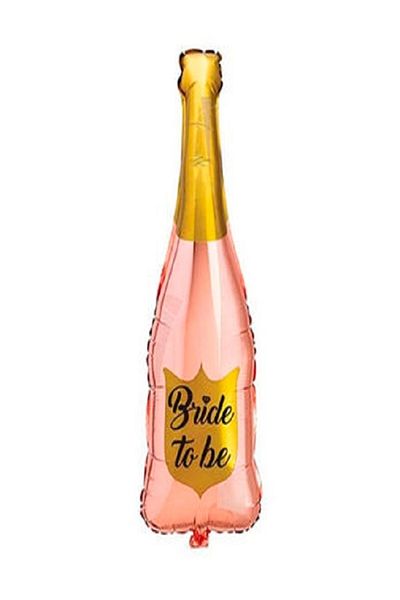 Kazanabil BRIDE TO BE WRITTEN BOTTLE FOIL BALLON 100 CM