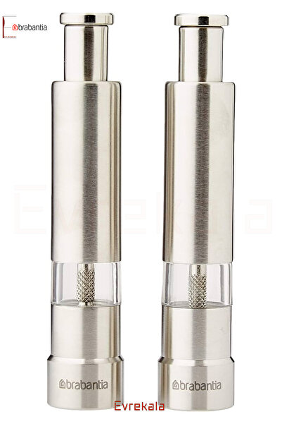 Brabantia Evrekala Baharat Öğütücü Brabantia Tuzluk ve Biberlik Değirmen Set ...
