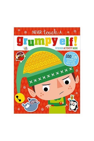 Make Believe Ideas Never Touch a Grumpy Elf Sticker Activity Book