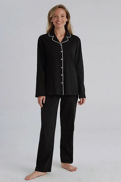 Eros Set de pijamale pentru femei, 100% bumbac, din bumbac pieptănat