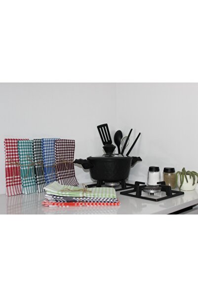 GOLDRİSE 6 قطع من قماش التجفيف المربع للمطبخ، قماش تجفيف الأطباق، منديل التغذية