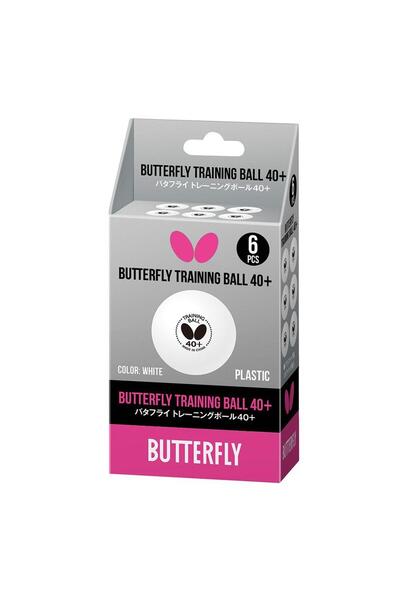 BUTTERFLY كرة تنس الطاولة BTF كرة تدريب 40+ بيضاء 6er 7250730140
