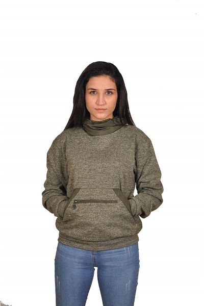 TheCatu Hooded Unisex Sweatshirt with Kangaroo Pocket / 002