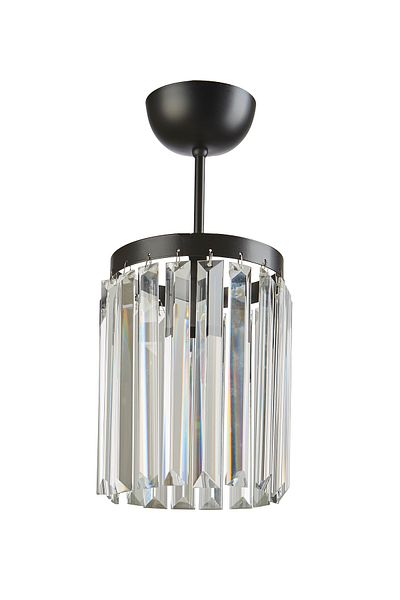 Bozyaka Aydınlatma Venus Decorative Black Single Chandelier Imported Plaque Stone Modern Indoor