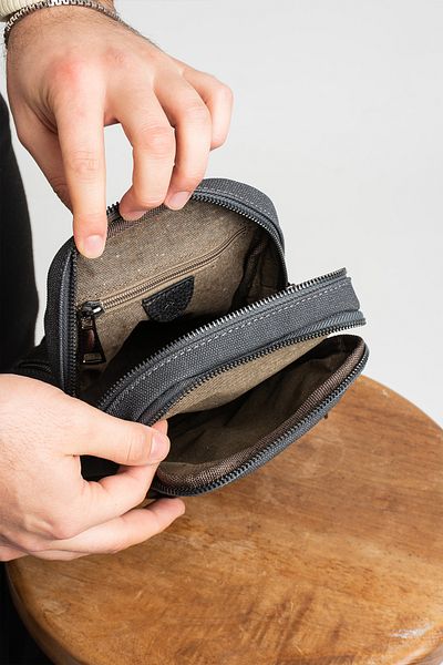 YOGII Geantă de umăr pentru bărbați model Minto VIP impermeabilă