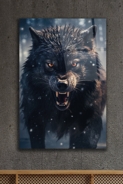 ACRES Siyah Kurt Cam Tablo 2