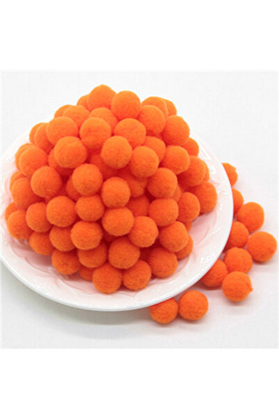 MutluBiDünya 50 adet 2.5 cm peluş ponpon