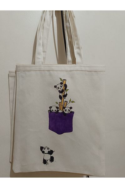Butik PANDA Passionis with Pocket - Cloth Bag