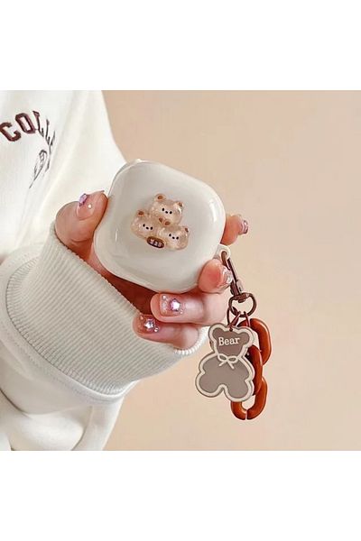 NANOSPACE Figured Case Compatible with Samsung Galaxy Buds 2 - Buds Pro - Buds Live - Buds 2 Pro - Buds FE