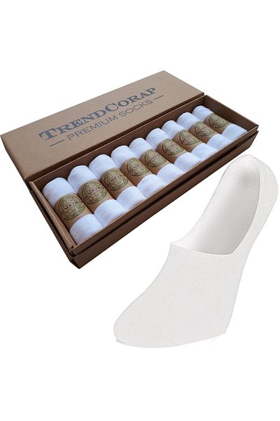 TrendCorap Premium 9 τεμαχίων χωρίς ραφή αντιολισθητικές κάλτσες μπαμπού με τακούνι σιλικόνης