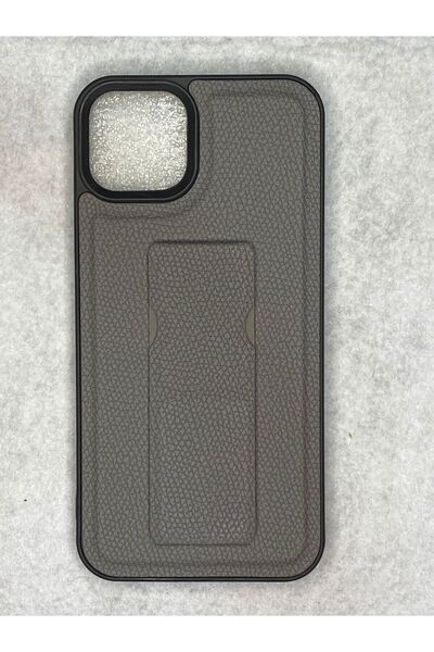 Apple Iphone 14 Standlı Deri Kılıf