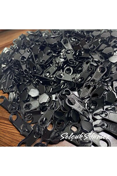 SELÇUK SÖNMEZ Siyah Fermuar Başlığı 20 Adet