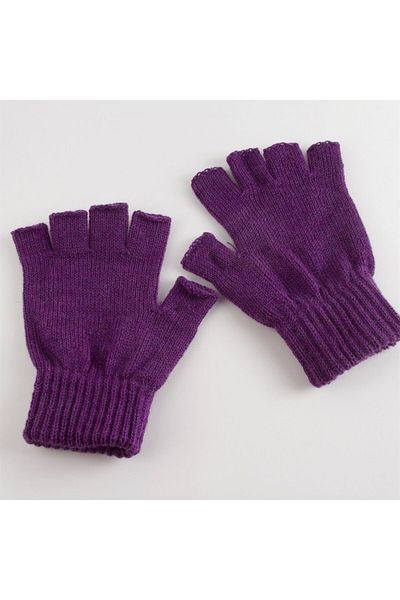 AKSESUARIM Unisex Cut-Tip Wool Gloves