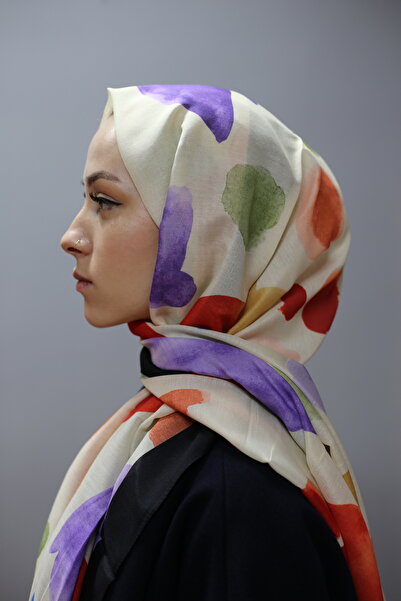 Akel Soft Digital Patterned Shawl Size 75 x 185