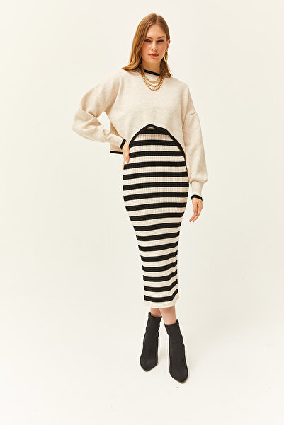 Olalook Dámská mikina Stone Top Spodní šaty Pletený oblek TKM-19000237