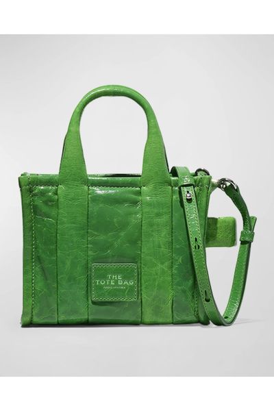 The softshot leather crossbody bag Marc Jacobs Green in Leather - 41976871