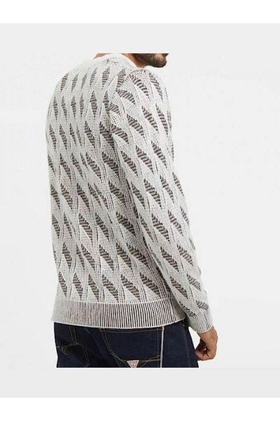 Guess Crew Neck Wool Blend Sweater