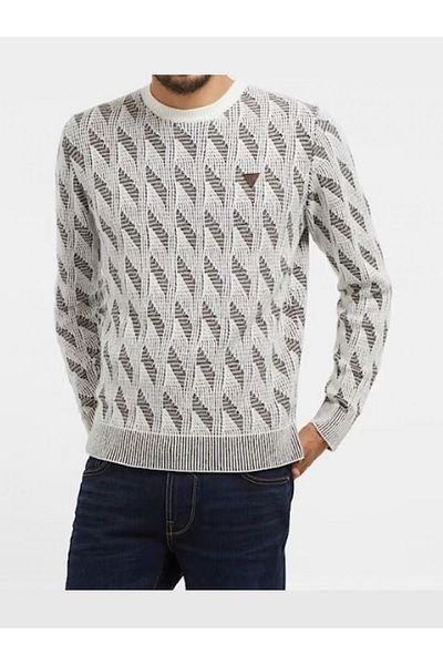 Guess Crew Neck Wool Blend Sweater