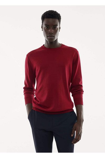 MANGO Man Waschbarer Pullover aus Merinowolle