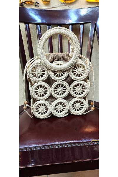 Butik BEJ HALKALI ÇANTA