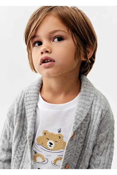 MANGO Kids Τύπωμα μακρυμάνικο μπλουζάκι