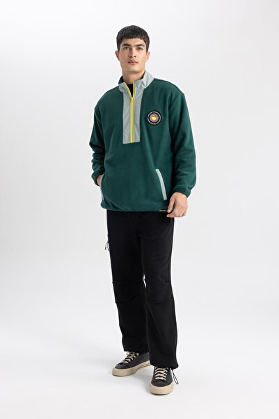 DeFacto Discovery Channel Oversize Fit φαρδιά φούτερ με τσέπες Cargo B4108ax24sp