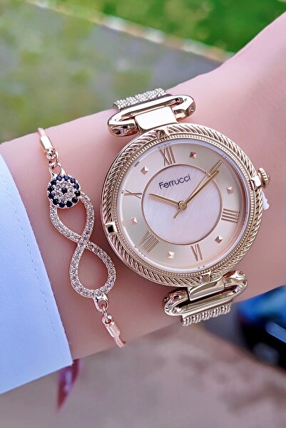 Ferrucci Kadın Kol Saati Ve Bileklik
