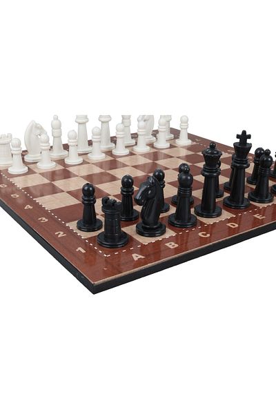 ESER Small Chess Set with Plastic Jewelled Bag
