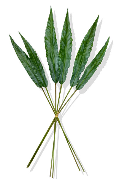 Cihan Çiçekçilik Yapay Yeşil Yapraklı Demet 6 Dal 72 Cm