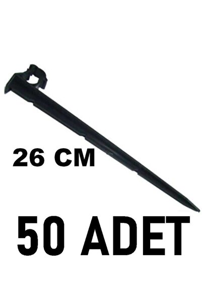 MGF PLAST Mgf 50 Adet X Klipsli 26cm. 16-20mm. Damla Sulama Kazığı Parçası Ap...