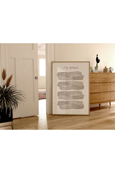 Pegziz Minimalist Sanatsal Soyut Duvar Dekor Posteri 60x90cm.