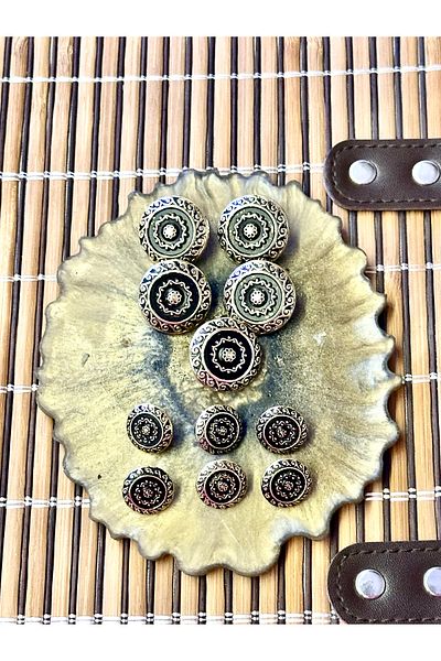 ODDA TASARIM ATÖLYESİ Blazer jacket round model metal button set