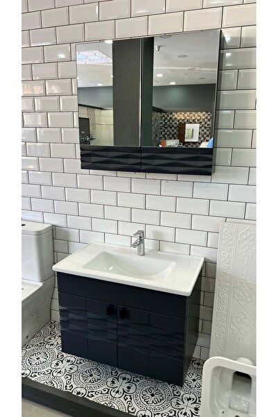 West Design Lamda 80 cm Banyo Dolap Takım YTM