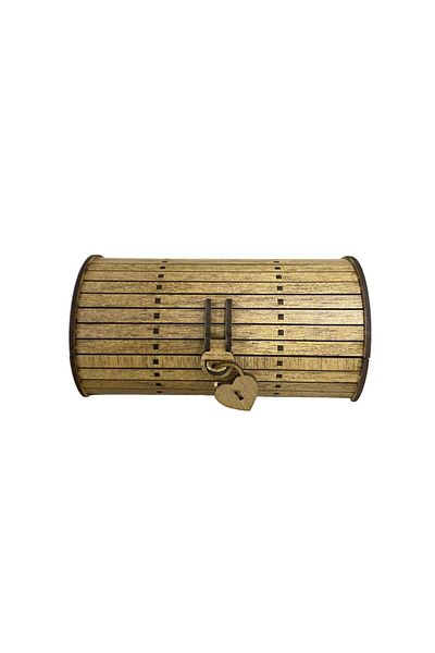 aladepo Wooden Laser Cut Decorative Chest Box