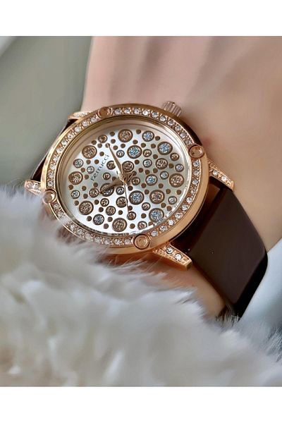 Ferrucci Women's Leather Cord Wristwatch