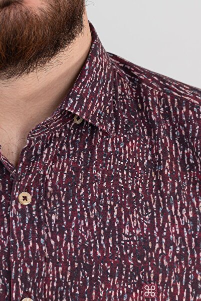 AKÇAYLAR Чоловіча сорочка з візерунком Slimfit