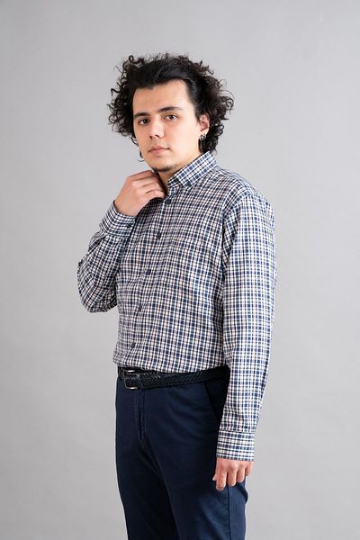 AKÇAYLAR Мъжка сезонна риза Mugi Pocket Casual Cut