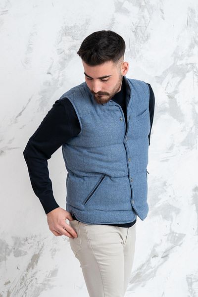 Sır Vestă pentru bărbați gonflabilă Slimfit Snap