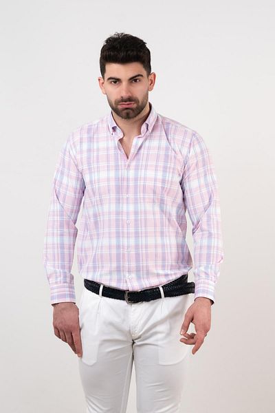 AKÇAYLAR Ανδρικό καλοκαιρινό πουκάμισο Mugi Casual Cut με τσέπες