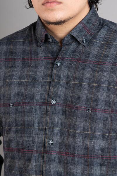 ADVANTE Çift Cep Rahat Kesim Kışlık Erkek Gömlek