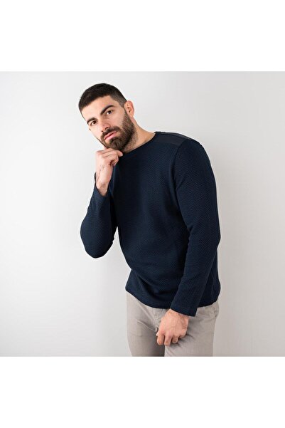 AKÇAYLAR Чоловічий світло-синій світшот з еластаном